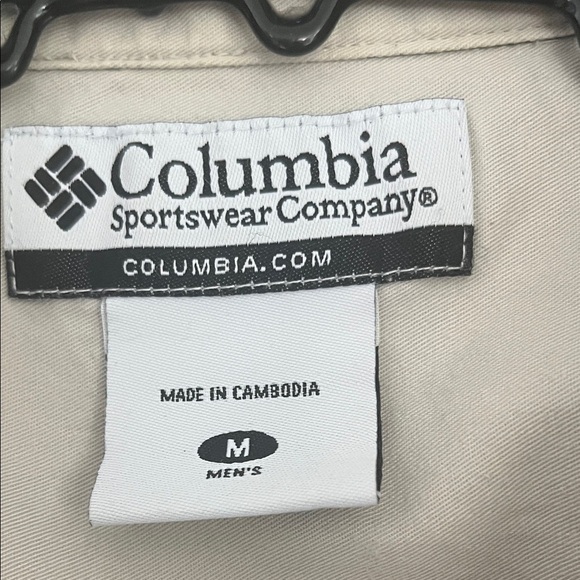 Columbia Men's Dark Olive Casual Shirt Size Medium - Picture 2 of 8